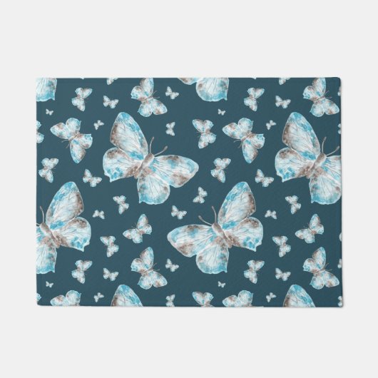 Art des Butterfly-Handdrucks Fußmatte (Vorderseite)