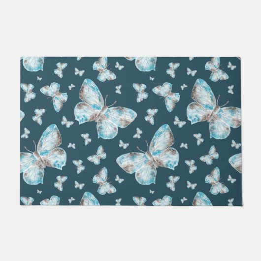 Art des Butterfly-Handdrucks Fußmatte (Vorderseite)