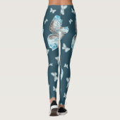Art des Butterfly-Handdrucks Leggings (Rückseite)