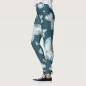 Art des Butterfly-Handdrucks Leggings (Links)