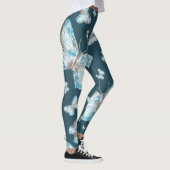 Art des Butterfly-Handdrucks Leggings (Rechts)