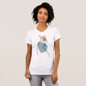 Art des Couple Face Line T-Shirt (Vorne ganz)