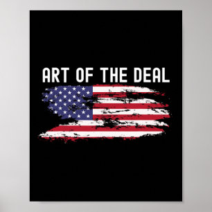 Art des Deal Trump-Tages der Zollbefreiung Poster