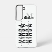 Art des klassierten Art von Monogramm Name Samsung Galaxy Hülle (Rückseite)