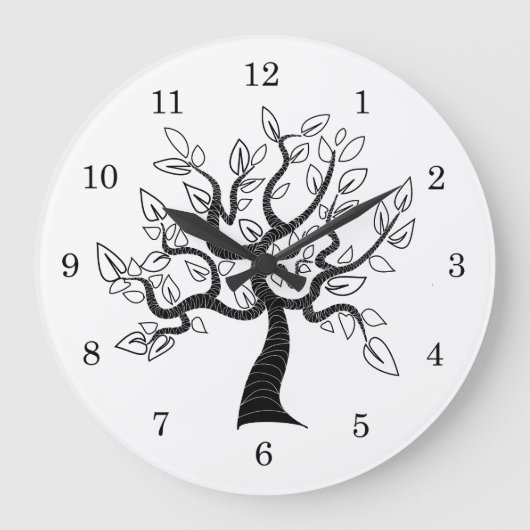 Art des Lebens Große Wanduhr (Vorderseite)