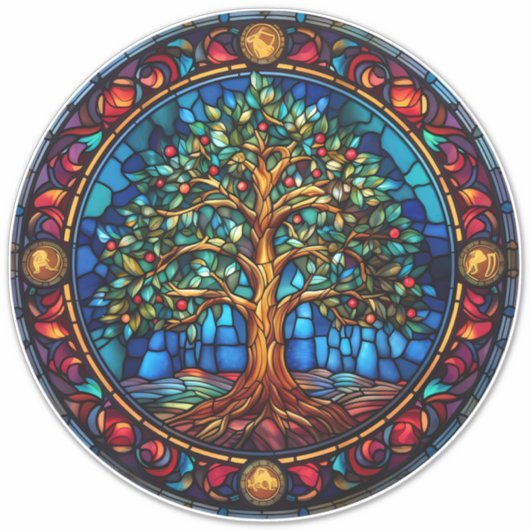 Art des Lebens Vinyl Sticker (Vorderseite)