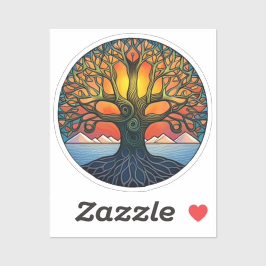 Art des Lebens Vinyl Sticker (Blatt)