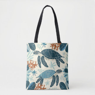 Art des Orangen und Blauen Korallenriff Tasche