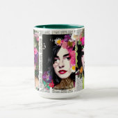 Art des Papierstapels | Vintage Damen Tasse (Zentrum)