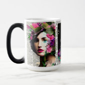 Art des Papierstapels | Vintage Damen Verwandlungstasse (Links)