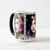 Art des Papierstapels | Vintage Damen Verwandlungstasse (Vorderseite Links)