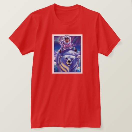 Art des Polar Bären T-Shirt (Design vorne)