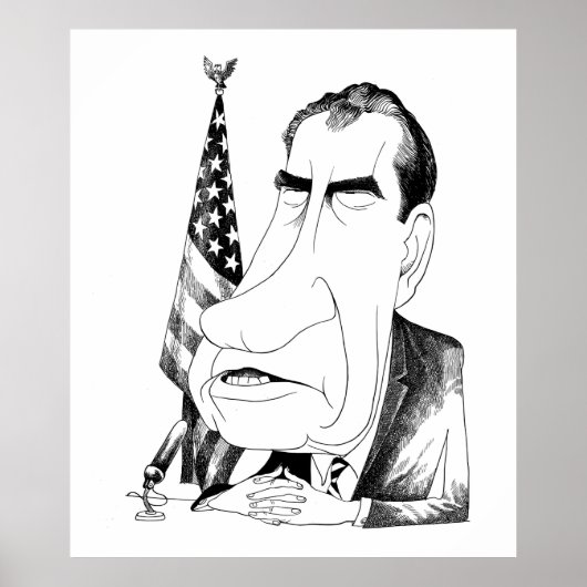 Art des Präsidenten Nixon Poster (Vorne)