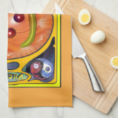 Art des Richtungszeichens Geschirrtuch (Viertel Falte)