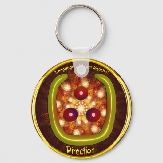 Art des Richtungszeichens Schlüsselanhänger (Vorderseite)