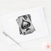 Art des Schädels Rechteckiger Aufkleber (Umschlag)