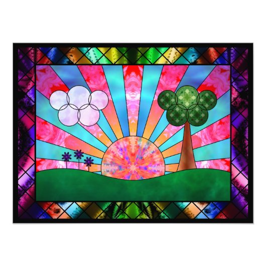 Art des Sonnendrucks des Fotos Fotodruck (Vorne)