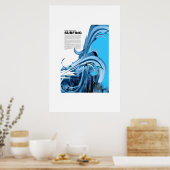 Art des Surfens Poster (Küche)