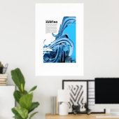 Art des Surfens Poster (Heimbüro)