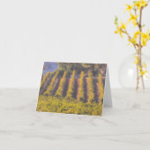 Art des Weingartens Karte (Gelbe Blume)