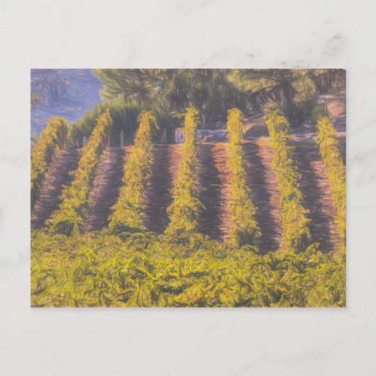 Art des Weingartens Postkarte (Vorderseite)