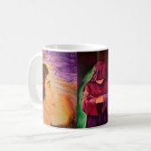 Art Design Coffee Tasse In Ehrfurcht und in Stille (Vorderseite Links)