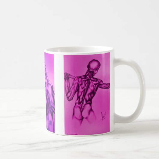 Art Design Kaffeemaschine Tasse zeichnend (Rechts)