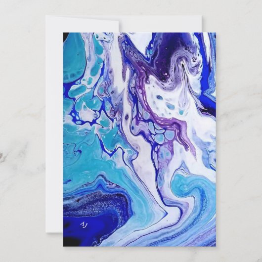 Art Design Notecard Dankeskarte (Vorderseite)