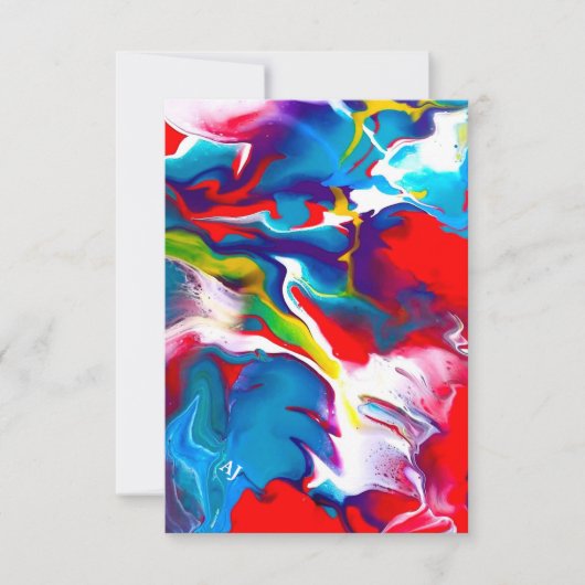 Art Design Notecard Dankeskarte (Vorderseite)