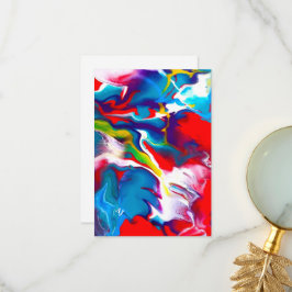 Art Design Notecard Dankeskarte