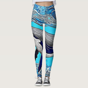 Art Design von Ocean Whale Leggings