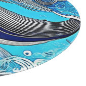 Art Design von Ocean Whale Schneidebrett (Ecke)
