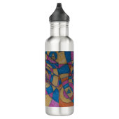 ART DESIGN WASSERFLASCHE VON PAULA REILLY. EDELSTAHLFLASCHE (Rechts)