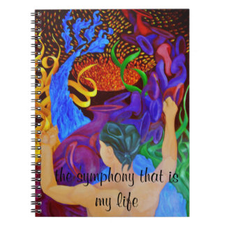 Art Designer Note Buch Die Symphonie, die mein Leb