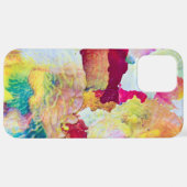 Art Detail Abstrakte Malwache - iPhone Hülle (Hinten horizontal)