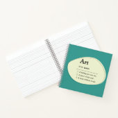 Art Dictionary Style Notebook & Sketchbook Notizblock (Innenseite)
