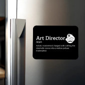 Art Director Definition - Filmemacher 3" x 4" Flex Magnet