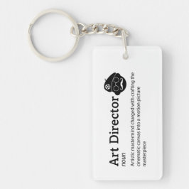 Art Director Definition - Funny Film Crew Schlüsselanhänger