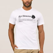 Art Director Definition Light Mode - Filmemacher T-Shirt (Vorderseite)