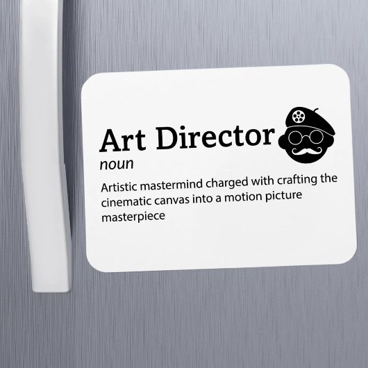 Art Director Definition - Movie Magic 3" x 4" Flex Magnet