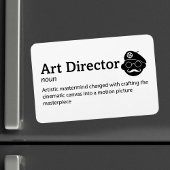 Art Director Definition - Set Life 4" x 6" Flex Magnet