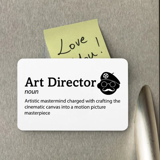 Art Director Definition - Set Life 4" x 6" Flex Magnet
