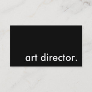 Art Director (Farbe anpassbar) Visitenkarte