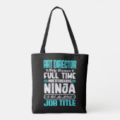 Art Director Job Title Profession Funny Creative Tasche (Rückseite)