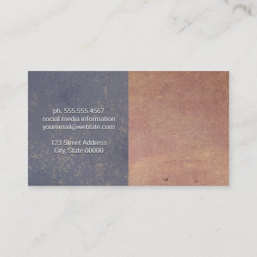 Art Director Visitenkarte (Rückseite)