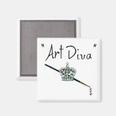 Art Diva Magnet (Vorderseite/Rückseite)