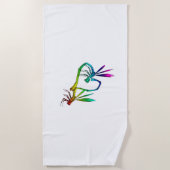 Art Dragonflies Dragonfly Naturinsekt Strandtuch (Vorderseite)