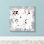 Art Effect Family Foto Hochzeitsportrait Leinwanddruck (Insitu (Holzboden))