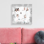 Art Effect Family Foto Hochzeitsportrait Leinwanddruck (Insitu (Wohnzimmer))