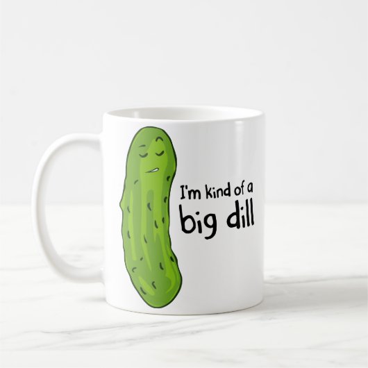 Art einer Sache-Dillgurke Kaffeetasse (Links)